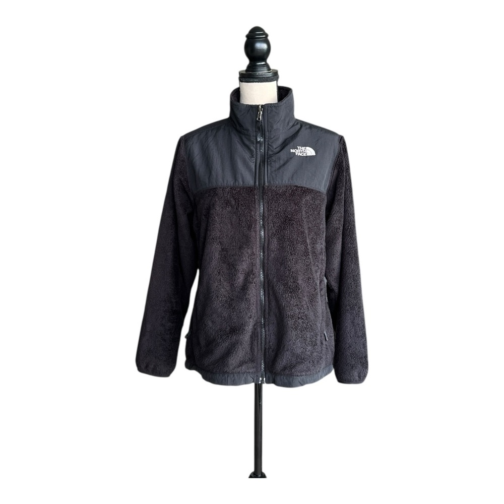 The North Face Girls Black Teddy Fleece Jacket Size XL